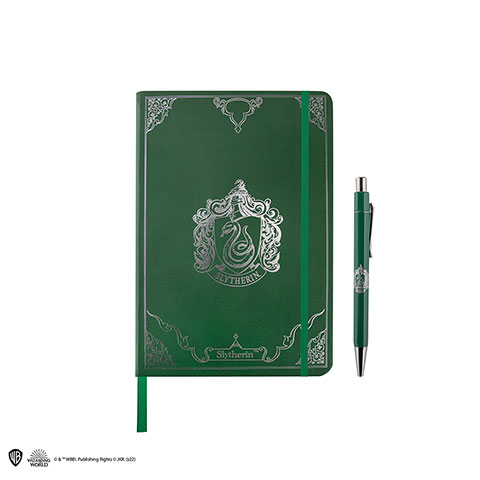 Carnet deluxe et stylo Serpentard- Harry Potter