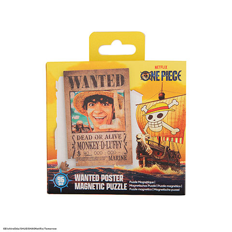 Magnetic puzzle Luffy Wanted - One Piece