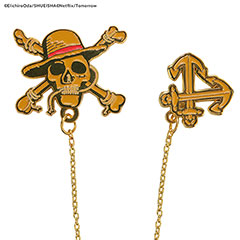 CR5990-Luffy‘s skull Chain bookmark - One Piece