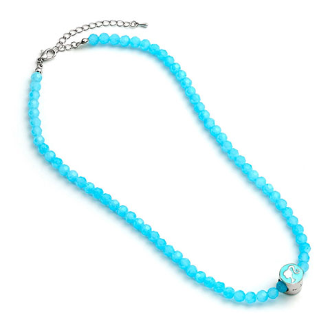 Collier de perles bleu - Barbie