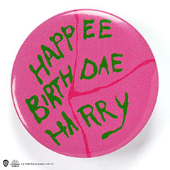 EHPBB0521-Badge Gâteau Happee Birthdae - Harry Potter