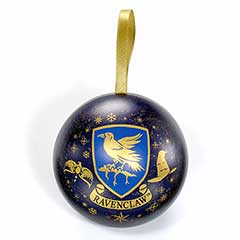 EHPCB0319-Christmas bauble Ravenclaw and Necklace - Harry Potter