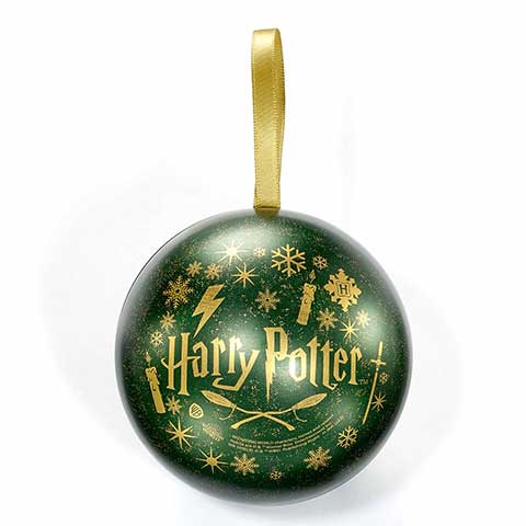 Pallina di Natale Serpeverde e collana - Harry Potter