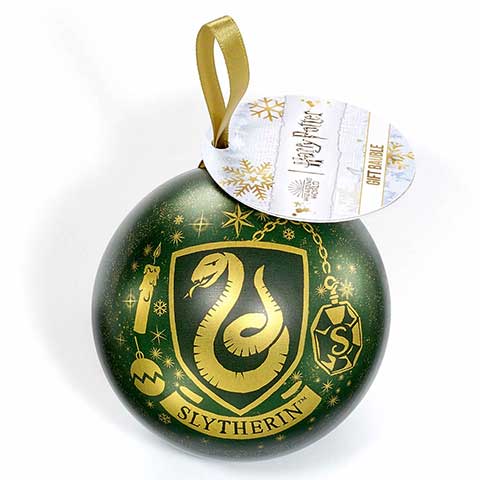 Christmas bauble Slytherin and Necklace - Harry Potter