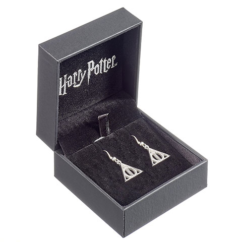 Deathly Hallows Earrings with crystals