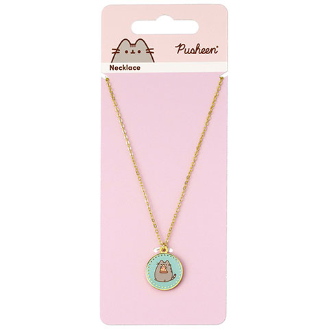 Collier Pusheen le chat et pizza - Pusheen