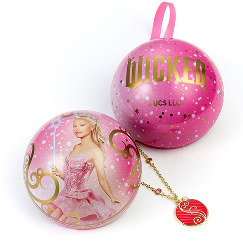 Glinda Pink Shiz University Bauble - Wicked