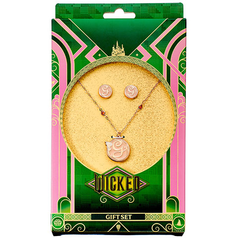 Set de collar y pendientes Glinda - Wicked