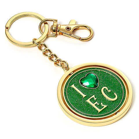 I love Emerald City Spinning Keyring - Wicked