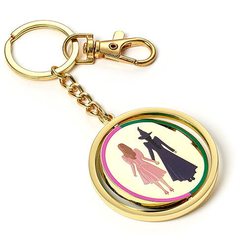 I love Emerald City Spinning Keyring - Wicked