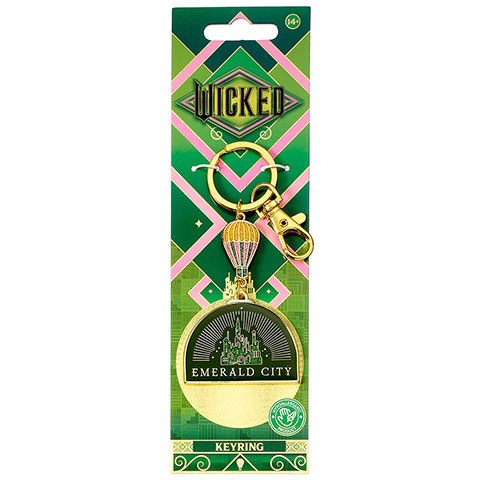 Emerald City Hot Air Balloon Keyring- Wicked