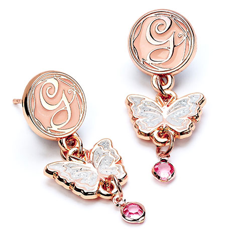 Glinda Drop Butterfly Earrings- Wicked