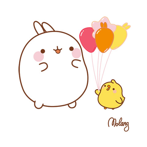 Molang - Des ballons trop mignons