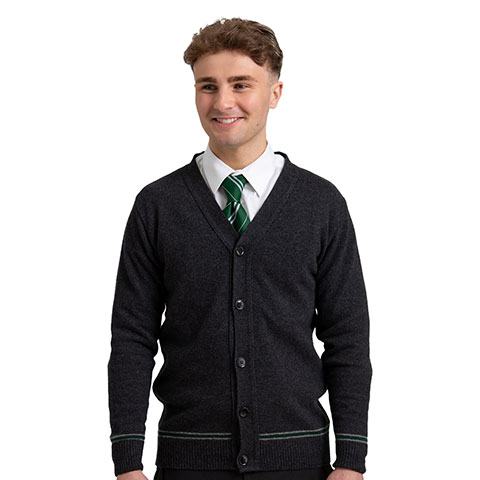 Cardigan Serpentard col V - Harry Potter