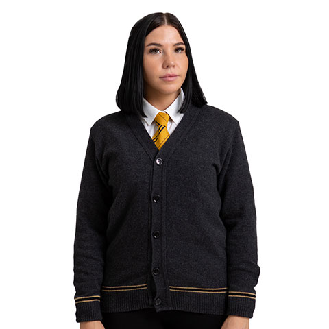 Cardigan Poufsouffle col V - Harry Potter