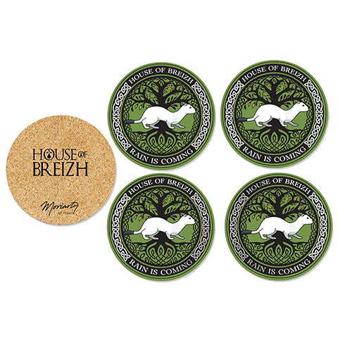 Lot de 4 sous-verres - House of Breizh