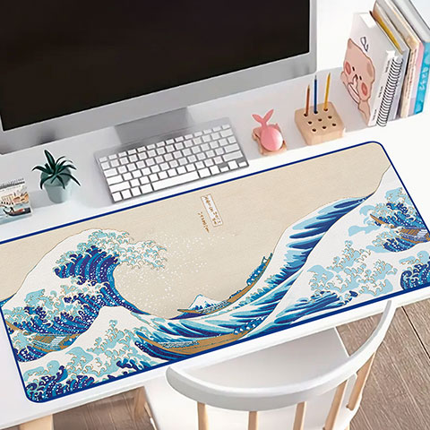 Tapis de bureau - La Grande Vague de Kanagawa