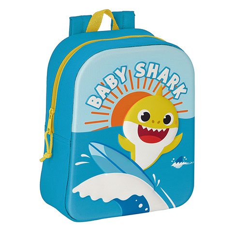 Backpack 3D - 27 x 22 x 10 cm - Baby Shark ™