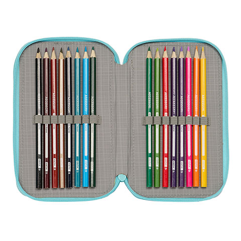 Triple pencil case set & stationery (36 pieces) - Hello spring - Frozen ™