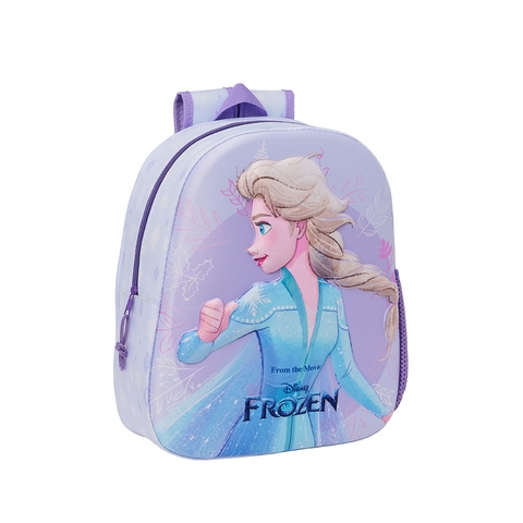 Mochila 3D - 33 x 27 x 10 cm - Elsa - Frozen - Disney