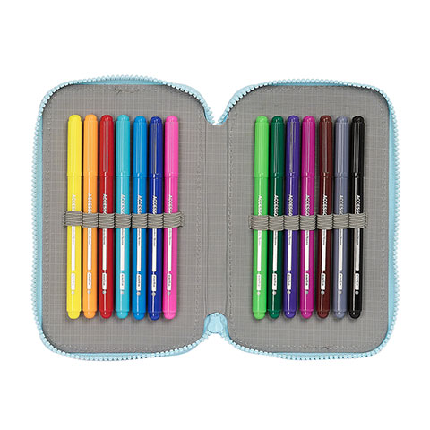 Double pencil case & stationery set (28 pieces) - Gabby’s Dollhouse ™