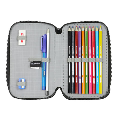 Double pencil case & stationery set (28 pieces) - Harry Potter ™