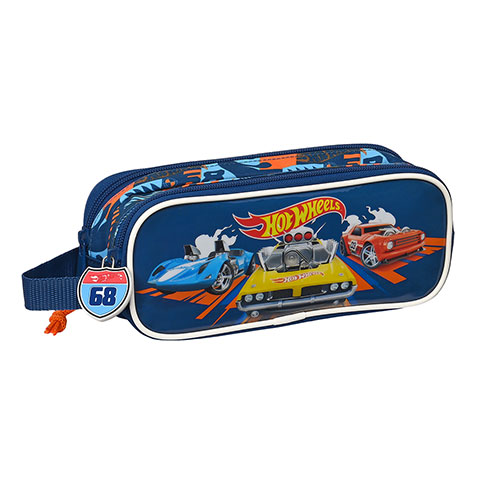 Double pencil case - Speed club - Hot Wheels