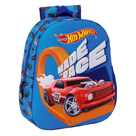 Backpack 3D - 33 x 27 x 10 cm - Made to race - Hot Wheels