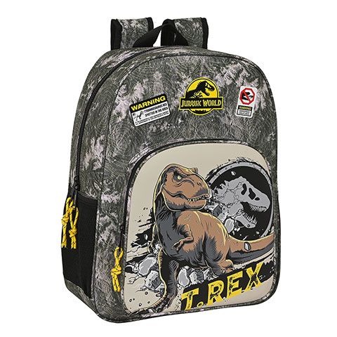 Backpack - 42 x 33 x 14 cm - T-rex - Warning - Jurassic World