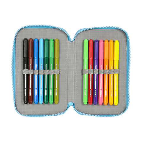 Double pencil case & stationery set (28 pieces) - Lilo & Stitch ™