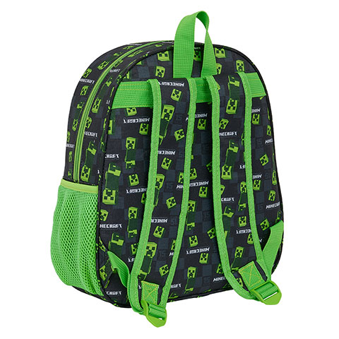 Backpack 3D - 33 x 27 x 10 cm - Creeper - Minecraft