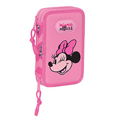SF29010-Double pencil case & stationery set (28 pieces) - Minnie Mouse ™