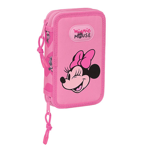 Portapenne doppio rigido con 28 accesssori - Minnie Mouse ™