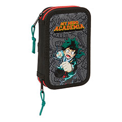 SF31000-Double pencil case & stationery set (28 pieces) - My Hero Academia ™