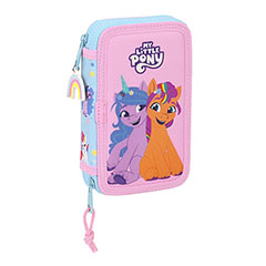SF32000-Double pencil case & stationery set (28 pieces) - My Little Pony ™