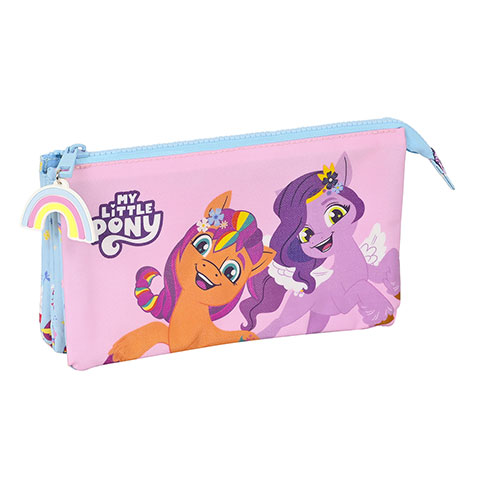 Triple flat pencil case - Wild & Free - My Little Pony