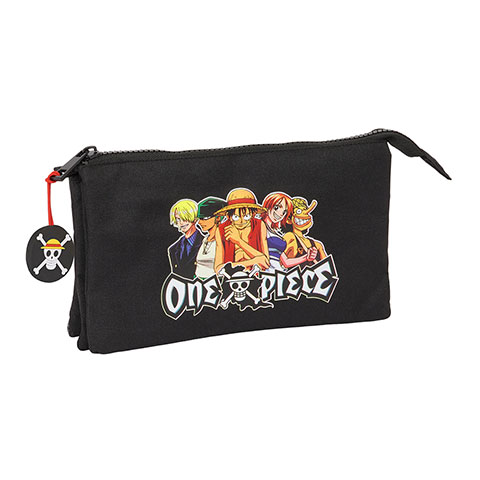 Triple flat pencil case - One Piece ™