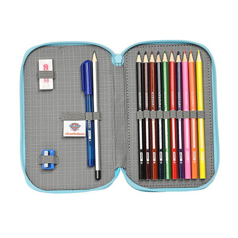 Double pencil case & stationery set (28 pieces) - Paw Patrol ™