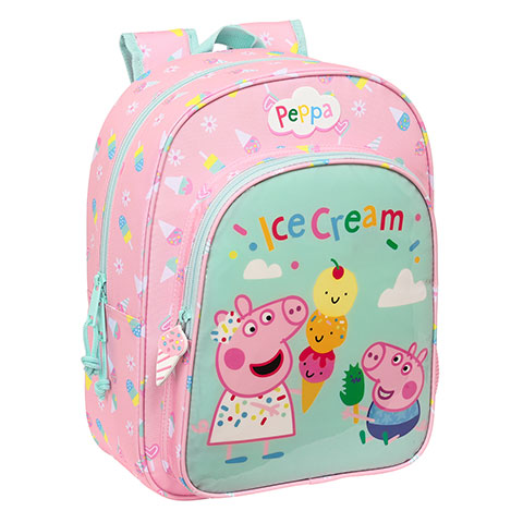 Zaino - 34 x 26 x 11 cm - Ice Cream - Peppa Pig