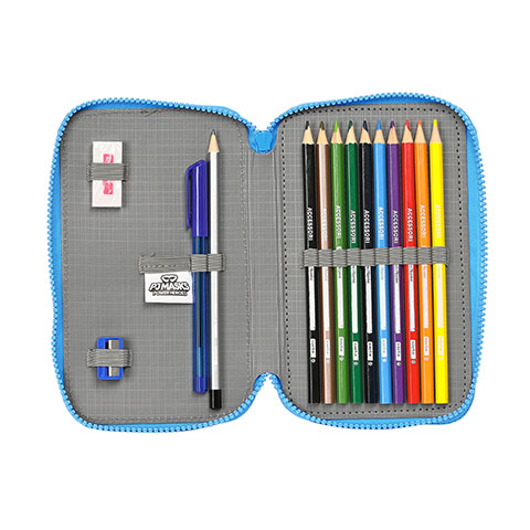 Double pencil case & stationery set (28 pieces) - PJ Masks ™