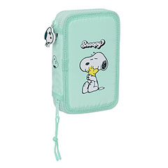 SF42003-Double pencil case & stationery set (28 pieces) - Snoopy ™