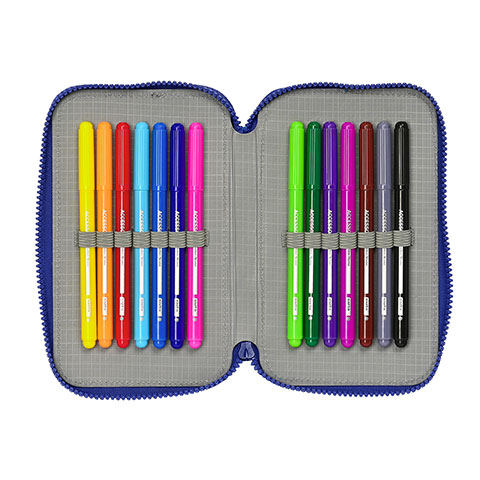 Double pencil case & stationery set (28 pieces) - Sonic ™