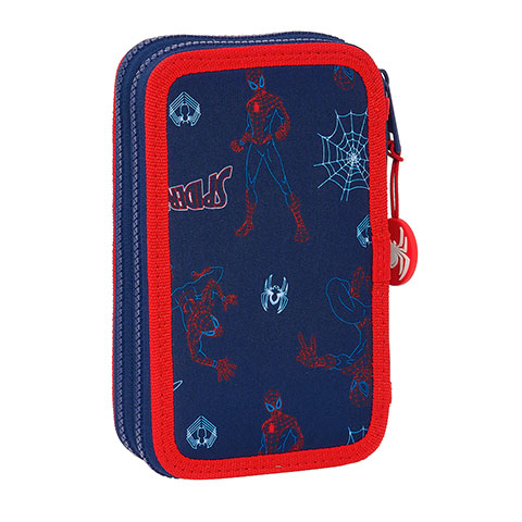 Portapenne doppio rigido con 28 accesssori - Spider-Man ™