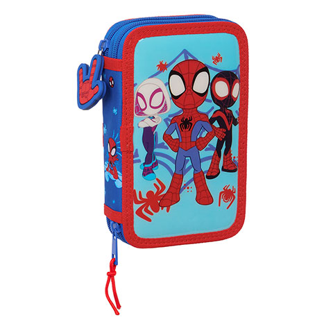 Estuche doble y set de papelería ( 28 piezas ) - Spider-Man ™