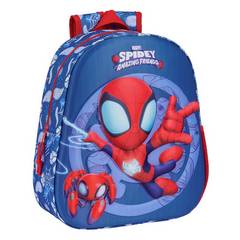 SF44031-Sac à dos 3D - 33 x 27 x 10 cm - Spider-Man - Spidey And his amazing friends - Marvel