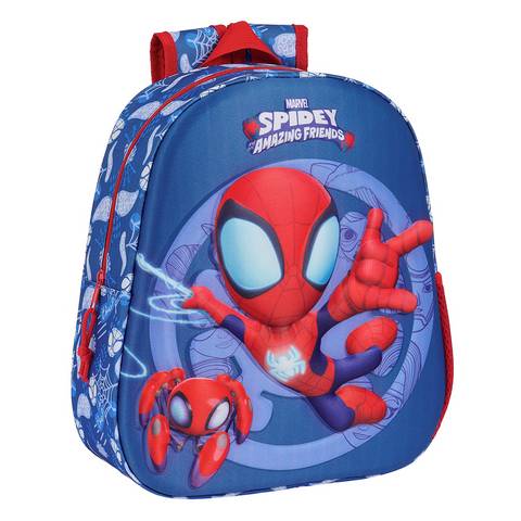 Rucksack 3D - 33 x 27 x 10 cm - Spider-Man - Spidey And his amazing friends - Marvel