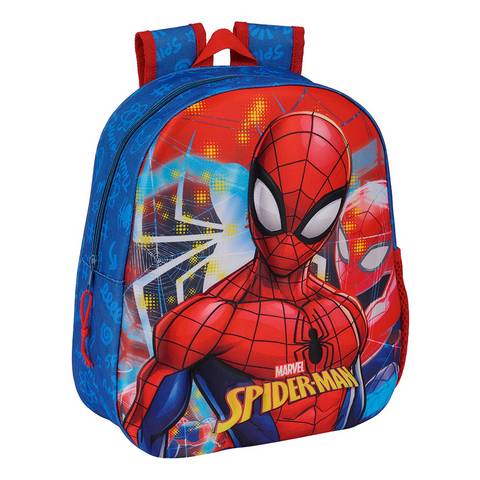 Mochila 3D - 33 x 27 x 10 cm - Spider-Man - Marvel