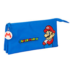 SF47025-Dreifaches flaches Mäppchen - Play - Super Mario