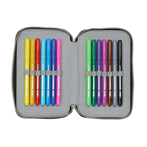 Double pencil case & stationery set (28 pieces) - The Mandalorian ™