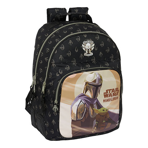 Sac à dos double - 42 x 32 x 15 cm - This is the way - The Mandalorian